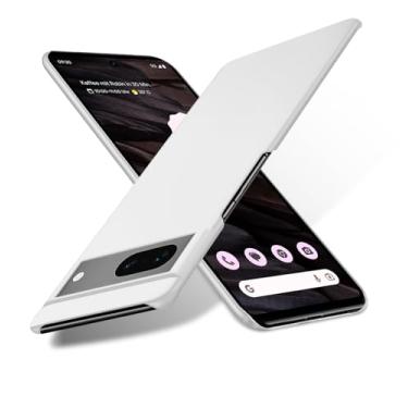 Imagem de Bastmei Capa para Google Pixel 7a 5G, extremamente leve, ultra leve, superfina, proteção para câmera, capa rígida de policarbonato para Google Pixel 7a 5G (cor clara)