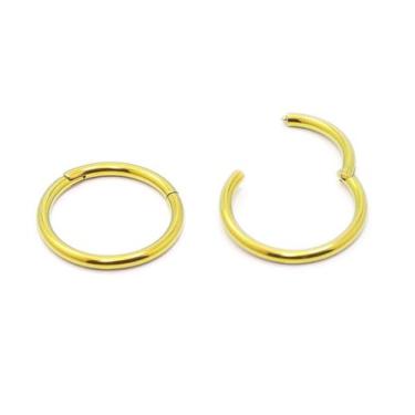 Imagem de Piercing Argola Articulada Click 1.2mm em Titânio Anodizada Várias Cor