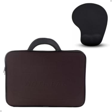 Imagem de Capa Protetora Para Notebook Mouse Pad Com Descanso De Pulso Para o Dia A Dia (Marrom, 15.6")
