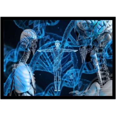 Imagem de Quadro Decorativo Medicina Corpo Humano Fisiologia Biologia Consultóri