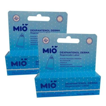 Imagem de Kit 2 Dexpantenol Derma Mió Regenerador Labial 7,5g