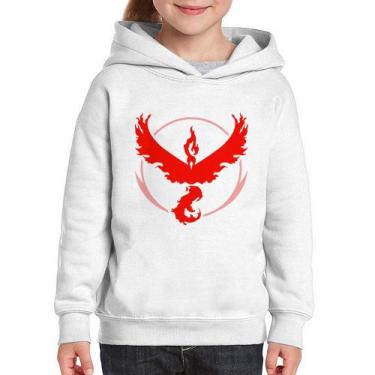 Imagem de Moletom Infantil Team Valor - Foca na Moda, Branco, 6