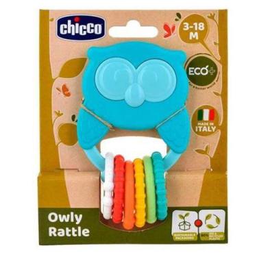 Imagem de Chocalho Mordedor Coruja Ecológico - Chicco