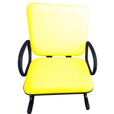 Imagem de Cadeira para Escritório para Obesos até 250kg Amarelo - Design Office 