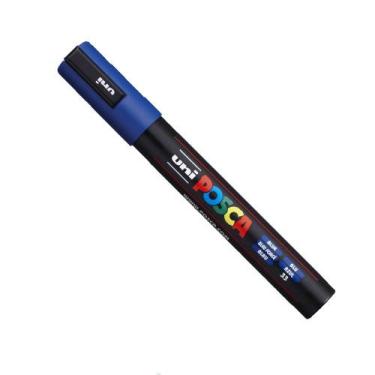 Imagem de Caneta Posca PC-5M UniBall Unidade, Azul