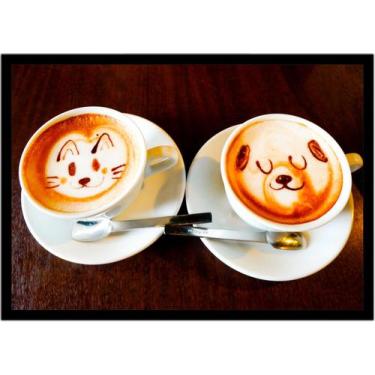 Imagem de Quadro Decorativo Gourmet Café Xícara Padarias Cafeterias Confeitarias