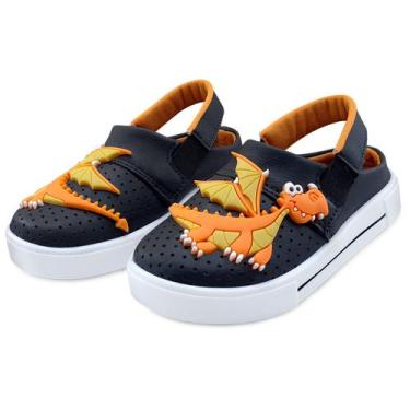 Imagem de Sandália Babuche Gatatuya Menino Infantil Magic Dragão, 26/27