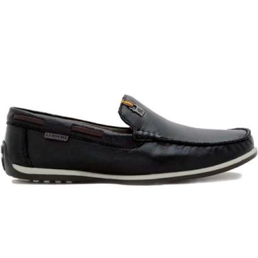 Imagem de Sapato Mocassim Masculino Paraty Casual Em Couro Preto Marrom Café Lar