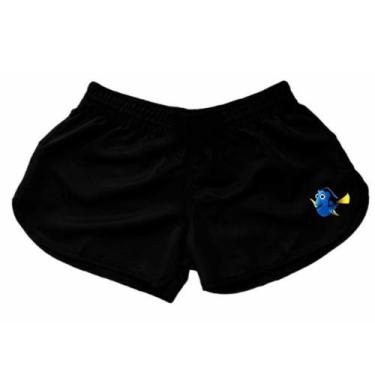 Imagem de Short Feminino Tactel Estampado Bermuda Moda Praia Verão - Relaxado, P