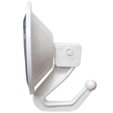 Imagem de Suporte Porta Toalha De Rosto Banho Branco Com Ventosa - Daivak