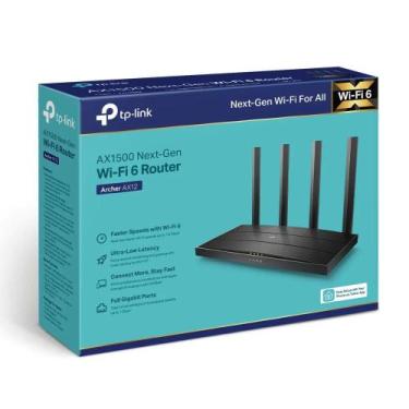 Imagem de Roteador TP-Link Archer AX12 AX1500 Dual Band Gigab - Mercusys