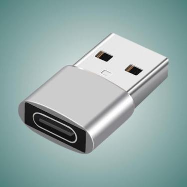Imagem de Kit Cabo Adaptador USB Tipo C 3.0 2.0 Otg Para Pendrive Celular Tablet