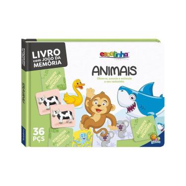 Imagem de Livro Com Jogo Da Memória - Animais