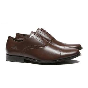 Imagem de Sapato Social Masculino Rexton Napa Mestico Cafe Samello-Masculino