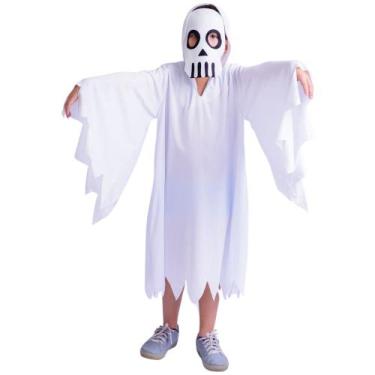 Imagem de Fantasia menino fantasma de máscara muvilê, 12
