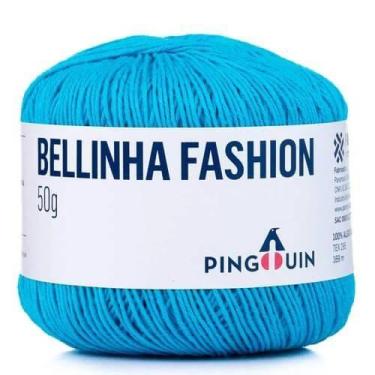 Imagem de Linha Bellinha Fashion Pingouin 50g, 9584 TURQUESA REDE
