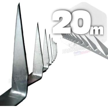 Imagem de 20 metros espeto para muros cerca profissional cortante 20m - JJ