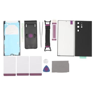 Imagem de Cubierta traseira de cristal e cristal frontal Kit de reposição de tela externa com ferramentas de reparo Kit para S22 Ultra 5G telefone