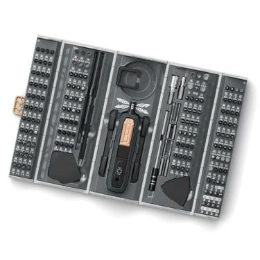 Imagem de Conjunto de Chave de Fenda Manual 180 Em 1 Kit de Chave de Fenda de Computador Ferramenta de Reparo Magnético Profissional Com 162 Bits e Acessórios para Reparos Domésticos e