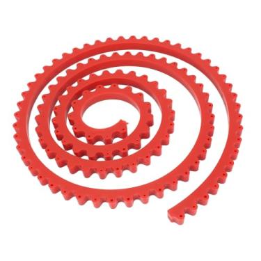 Imagem de Flexível Carpintaria Profiling Strip, Propriedades Rebound Ferramenta de Carpintaria para Padrões Curvos Replicação Com Cadeia Impulsionada Multi Ponto Fixação Ajustado para a (2