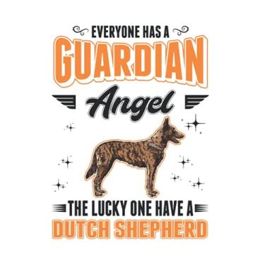 Imagem de Hollandse Herder Notizbuch: Hollandse Herder Schutzengel Holland Schäferhund / 6x9 Zoll / 120 linierte Seiten