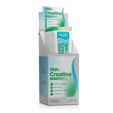 Imagem de Creatina 100 Monohidratada  10 Sticks  Equaliv