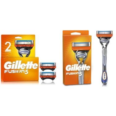 Imagem de Kit Gillette Carga Fusion5 2 Unidades + Aparelho Fusion5