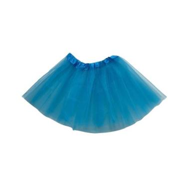 Imagem de Saia de tule 30cm lisa fantasia cosplay linda e fofa p/festa - DreamIn