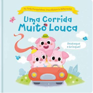 Imagem de Livro - Os três porquinhos: Uma história diferente: Uma corrida muito 