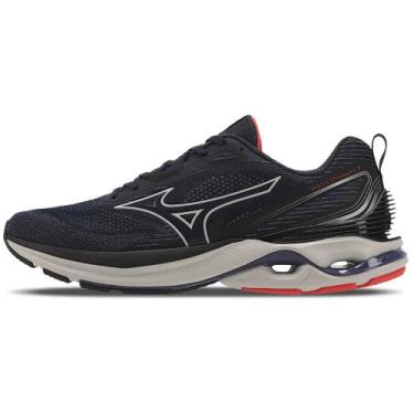 Imagem de Tênis de Corrida Masculino Mizuno Wave Dynasty 7, Azul, 42