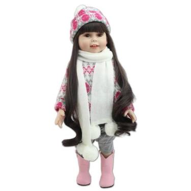 Imagem de Bebe Reborn Menina 100 Silicone 48 Cm  Isis - PRO BABY