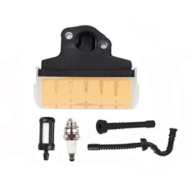 Imagem de Filtro de ar MS250 MS210 MS230 com filtro de óleo combustível linha de combustível vela de ignição serve para Stihl 021 023 025 MS210 MS230 MS250 kit de ajuste de peças de motosserra