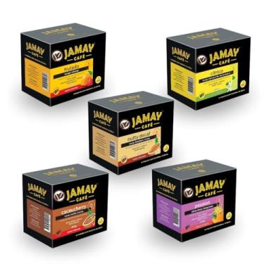 Imagem de Pack Jamay Café Sensorial Premium 5 Aromas Especiais 100% Naturais Blends Exclusivos com Sabores Intensos e Marcantes Ideal para quem Busca uma Experiência Única e Sofisticada (1,25 kg, Grãos)