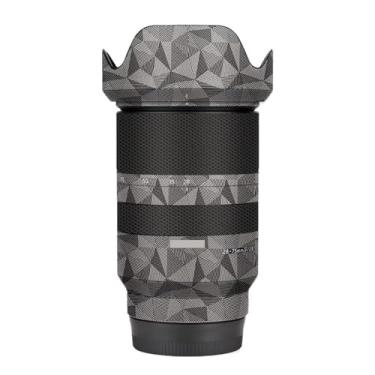 Imagem de Adesivo de lente de câmera antiarranhões para Tamron 28-75 mm F2.8 Di Ill RXD adequado para Sony Mount Camera Coat Wrap película protetora corporal capa protetora F/2.8 28-75 2.8 (titânio triangular)