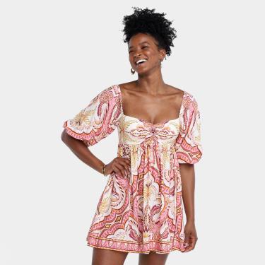 Imagem de Vestido Farm Lenço Joia Tropical Feminino-Feminino
