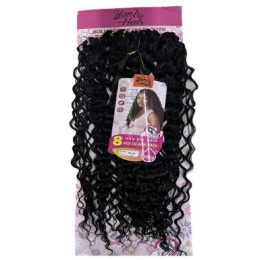 Imagem de Cabelo Bio Vegetal Sofisticado Daisy 75cm Ondulado 8pcs 300gr - GM Hai