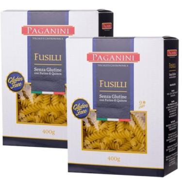 Imagem de Kit 2 Macarrão Italiano Fusilli Sem Glúten Paganini 400g