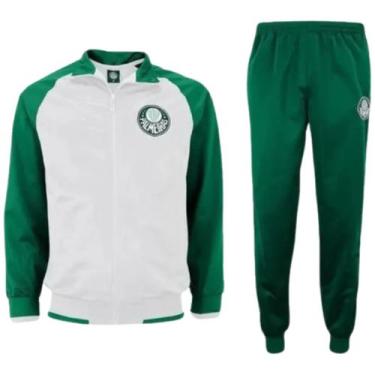 Imagem de Agasalho Conjunto Masculino Jaqueta Calça Palmeiras Trilobal - SPR, G
