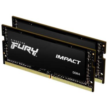 Imagem de KF432S20IBK2/16 - Kit de memórias de 16GB (2 x 8GB) SODIMM DDR4 3200Mhz FURY Impact 1,35V 1Rx8 260 pinos para notebook