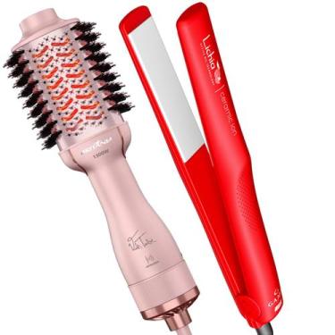 Imagem de Escova Secadora Alisadora Britânia Ions Tourmaline 4 Em 1 1300w Tube R