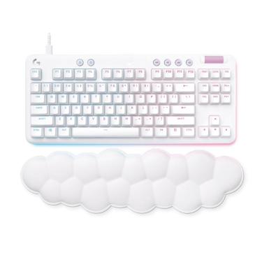 Imagem de Teclado Gamer Logitech G713 - RGB LightSync - ABNT - Switch GX Red Linear - Branco - 920-010705
