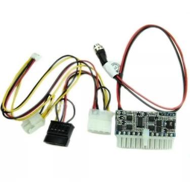 Imagem de Fonte Alimentação Atx Mini Itx Dc 12v 160w Pico Psu 24 Pinos - BoosMCE