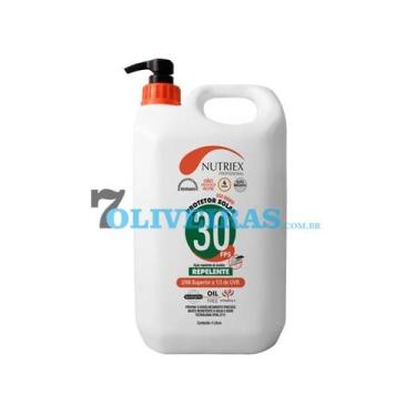 Imagem de Protetor Solar FPS-30 UVA Com Repelente Nutriex, 4L
