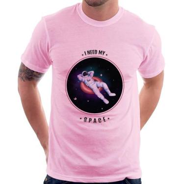 Imagem de Camiseta I need my space - Foca na Moda, Rosa bebê, P