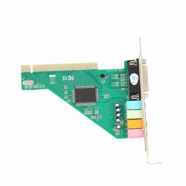 Imagem de Placa de som PCI, canal de placa de som PCI 4.1, placa de som integrada para desktop de computador para surround estéreo