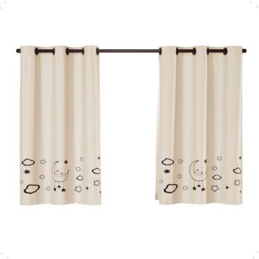 Imagem de Cortina Quarto Infantil Proteçao Corta Luz 2,20mx1,30m  Janela Decoraç