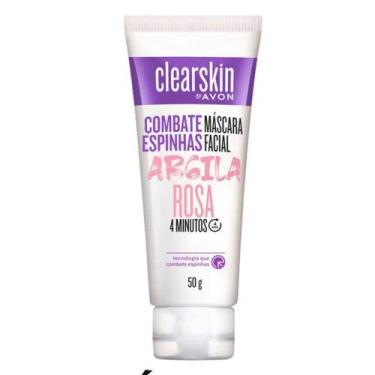 Imagem de Mascara Facial Argila Rosa Clearskin 50g - Avon