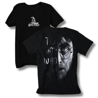 Imagem de Camisa Harry Potter Relíquias Varinha Mágica Azkaban Sirius Black Dobb