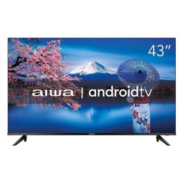 Imagem de Smart TV dled 43 Aiwa AWSTV43BL02A Full hd, Wi-Fi, 2 usb, 2 hdmi, Borda Ultrafina, 60Hz