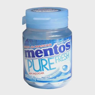 Imagem de Chiclete Mentos Pure Fresh Mint Garrafa + C325 56g